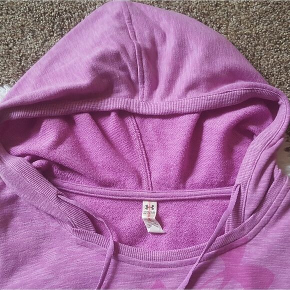 Under Armour Long Sleeve Purple Sweatshirt Hoodie Size XS - Picture 4 of 7